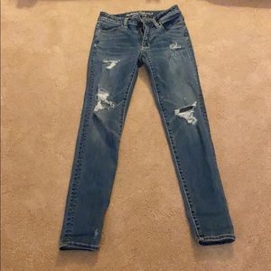American eagle ripped jeans